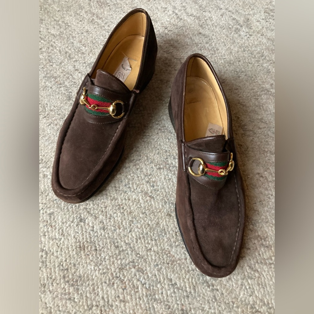 vintage Gucci horsebit loafers